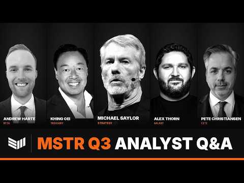 Звонок о результатах Strategy (MSTR) за 3 квартал 2026 года: Сейлор и Ле отвечают на вопросы аналитиков о цифровом кредите, STRC и токенизации