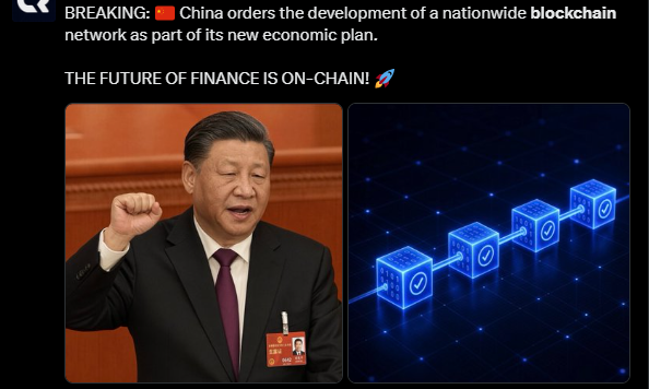 Chiny przedstawiają projekt narodowej sieci blockchain wraz z reformami rynku danych