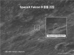 L’orbiteur Danuri de la Corée du Sud capture de rares images avant et après l’impact d’une fusée SpaceX sur la Lune