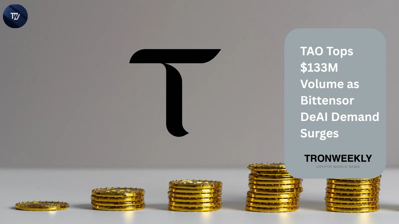 TAO supera i 133 milioni di dollari di volume mentre cresce la domanda per DeAI di Bittensor
