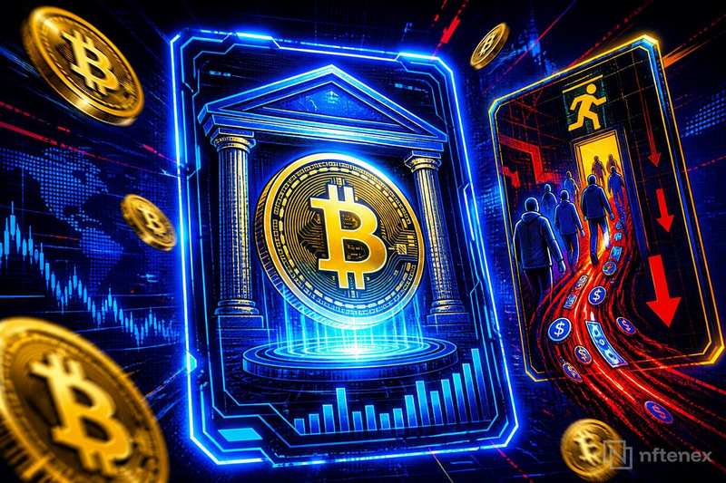 Биткоин-ETF зафиксировали квартальный отток в 77 000 BTC, а розничные инвесторы возглавили выход