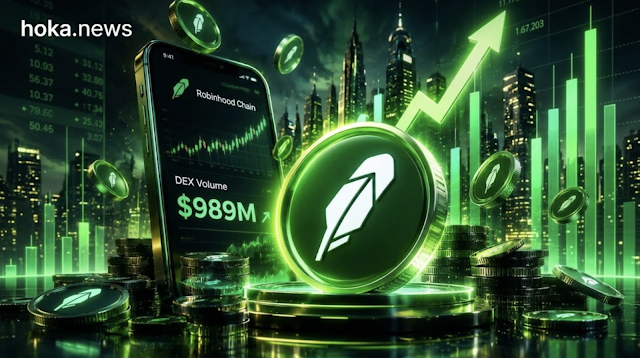 Объем DEX на Robinhood Chain достиг рекордных $989 million в августе