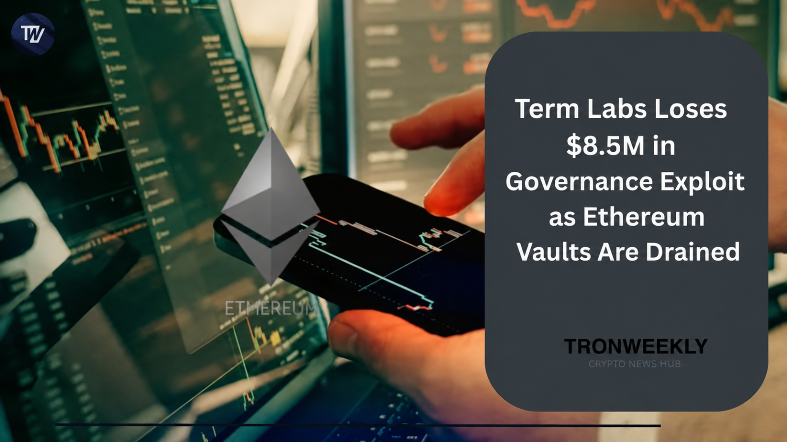 Term Labs pierde 8,5 millones de dólares en un exploit de gobernanza mientras se vacían sus bóvedas de Ethereum