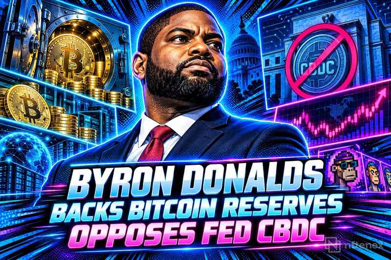 Florida-congresslid Byron Donalds pleit voor Bitcoin-reserves en tegen een CBDC van de Federal Reserve