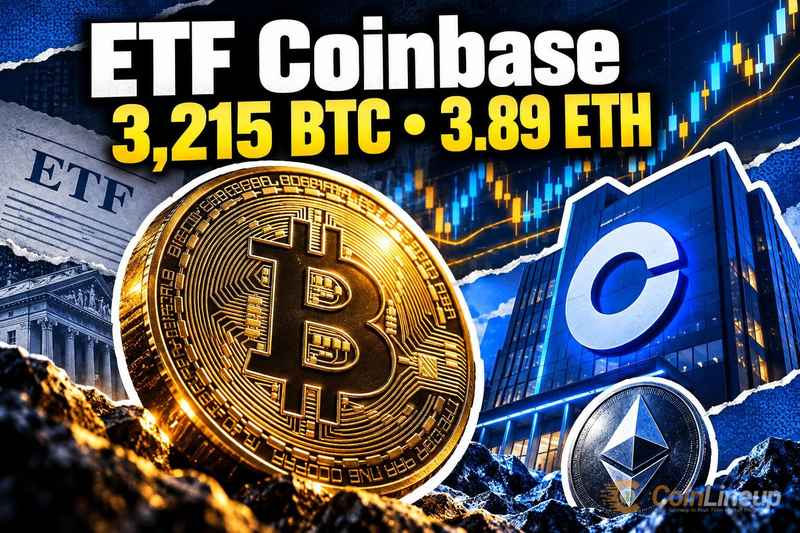 Billeteras de ETF de BlackRock trasladan 3,215 BTC y 38,900 ETH a Coinbase: qué significa