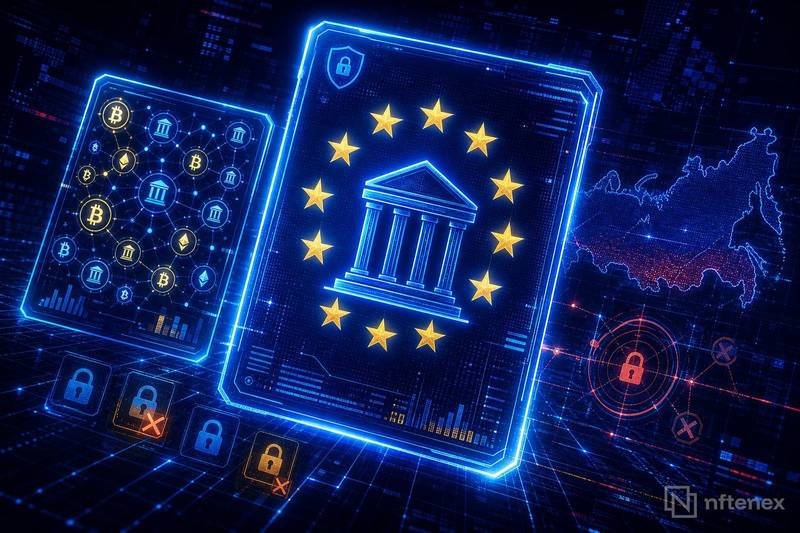 EU nimmt 14 Krypto-Betreiber und 94 Banken im 21. Russland-Sanktionspaket ins Visier
