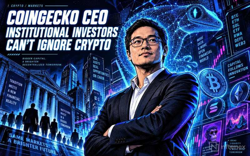 Генеральный директор CoinGecko: институциональные инвесторы больше не могут игнорировать криптовалюты