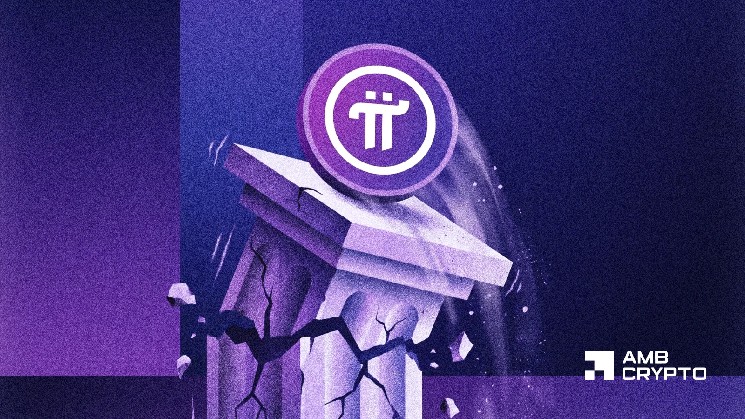 Pi Network cae mientras los vendedores mantienen el control pese a dos actualizaciones importantes