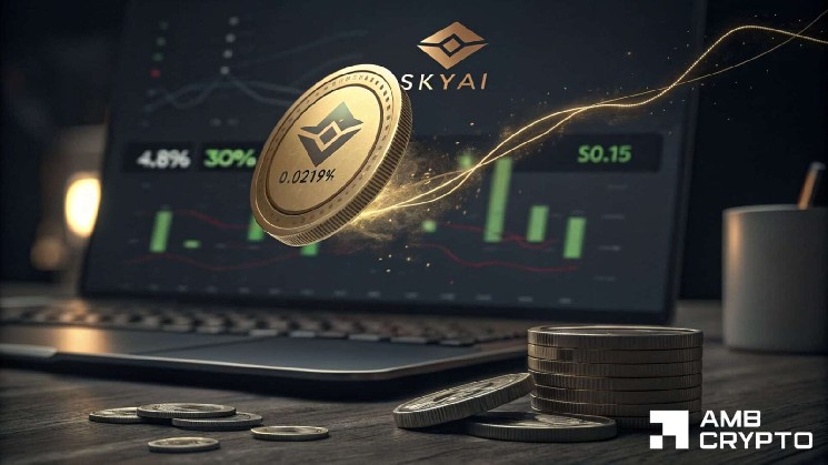 SKYAI Se Dispara 30% Mientras se Acumulan Posiciones Largas, los Traders Apuntan a la Zona de $0.15