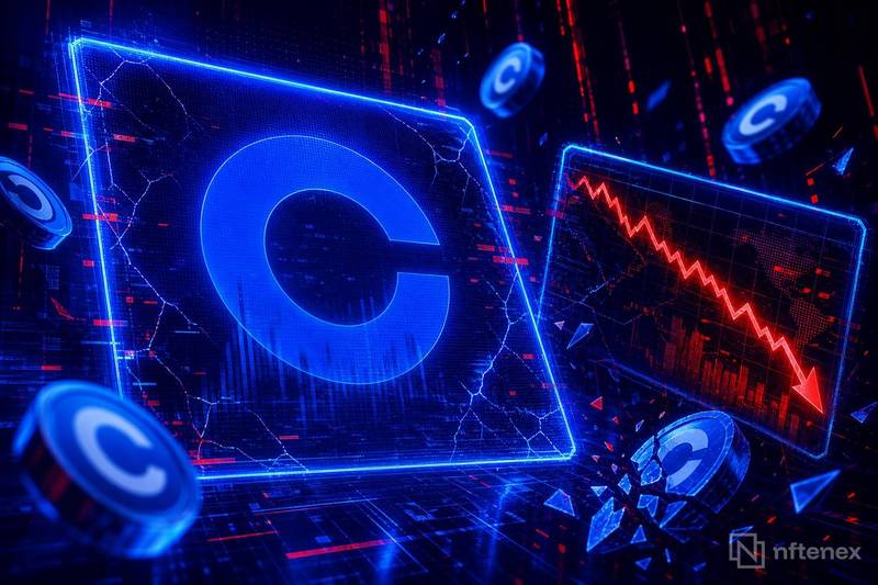 Coinbaseが第2四半期に1株あたり1.36ドルの損失を計上し、株価が下落