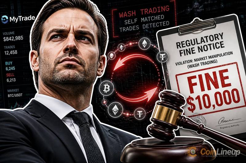 Le fondateur de MyTrade, Liu Zhou, condamné à une amende de 10 000 $ pour une conspiration de wash trading crypto