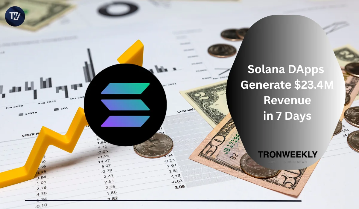 Las DApps de Solana Generan $23.4M en Ingresos Semanales y Alcanzan un Máximo de 26 Semanas