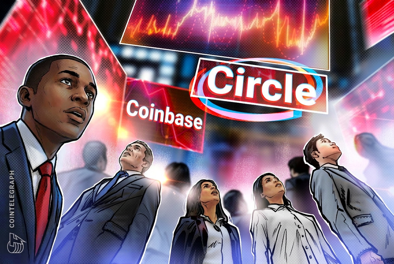 Coinbase en Circle dalen 10% nadat stemming over CLARITY Act mislukt