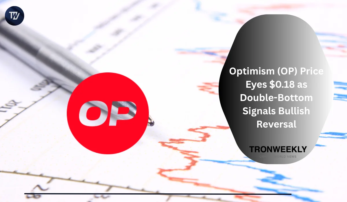 Optimism（OP）価格、ダブルボトムが強気反転を示唆し0.18ドルを視野