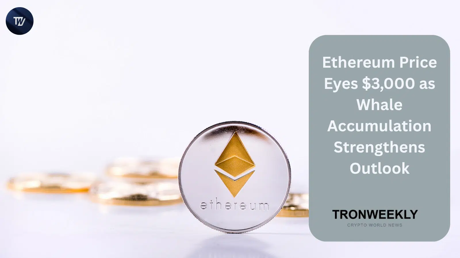 Цена Ethereum нацеливается на $3,000, поскольку накопление китов усиливает оптимистичный прогноз