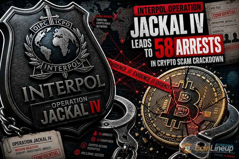 Interpol's Operation Jackal IV Results in 58 Arrests Targeting Crypto Fraud Networks