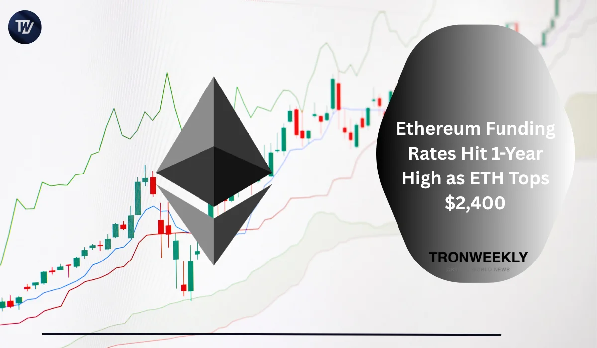 以太坊資金費率創 1 年新高,ETH 站上 $2,400