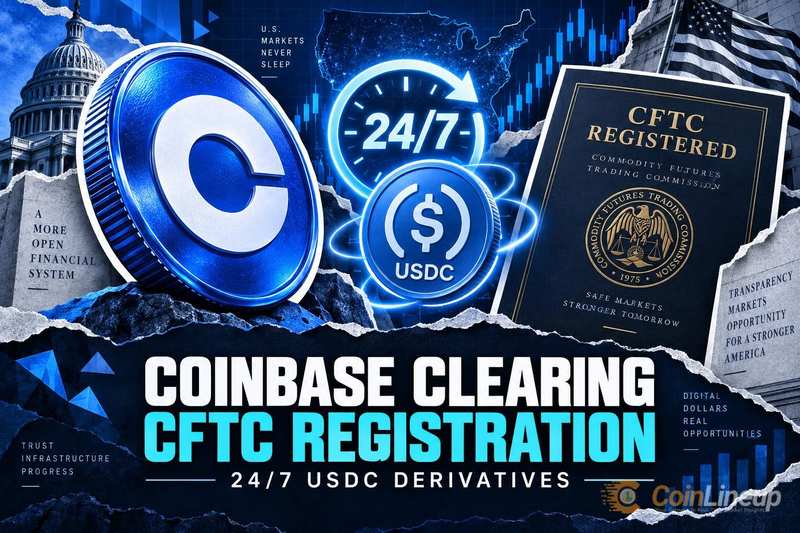 Coinbase Clearing получила регистрацию CFTC для круглосуточного клиринга деривативов в USDC