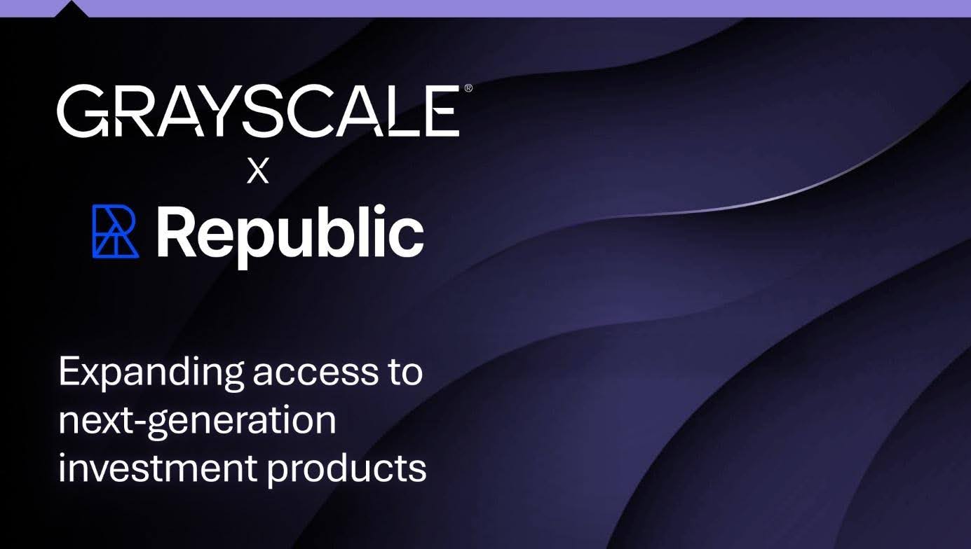 Grayscale открывает три криптофонда на Republic с минимальными инвестициями $2,500 для подходящих инвесторов