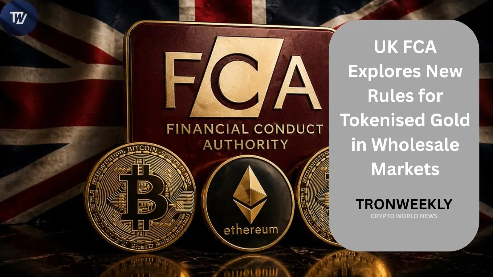 UK FCA prüft neue Vorschriften für tokenisiertes Gold auf Großhandelsmärkten