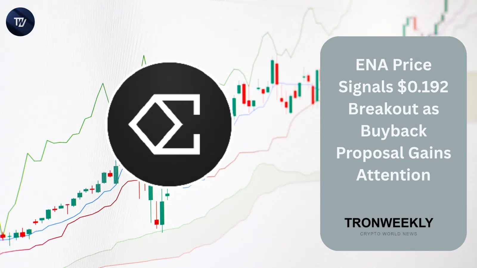 ENA Holds Uptrend Toward $0.192 as Ethena's $7.5B Buyback Proposal Goes to Tokenholder Vote