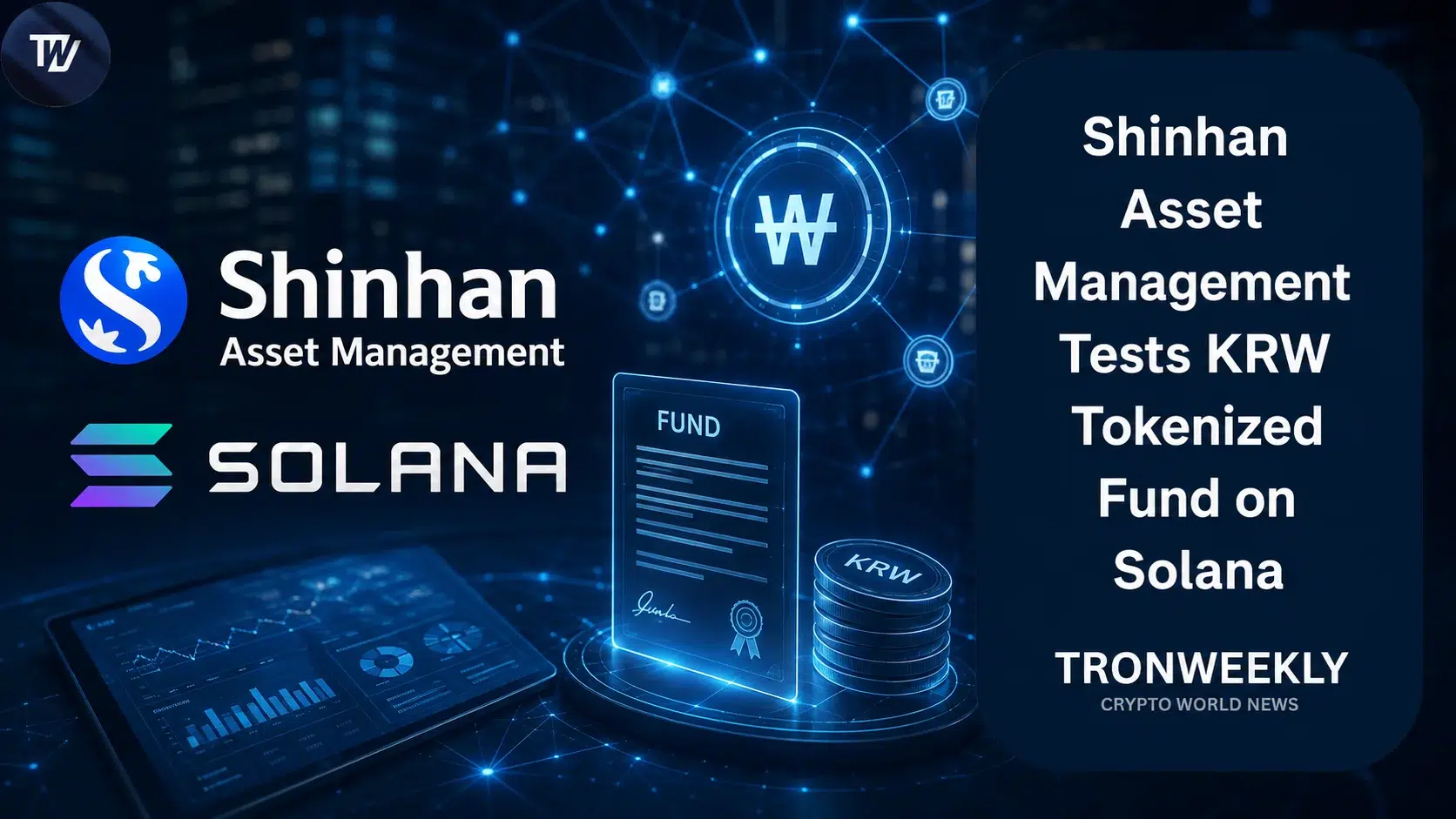 Shinhan Asset Management тестирует токенизированный фонд в корейских вонах на Solana