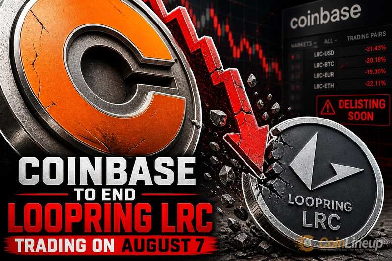 Coinbase планирует прекратить торги Loopring (LRC) 7 августа