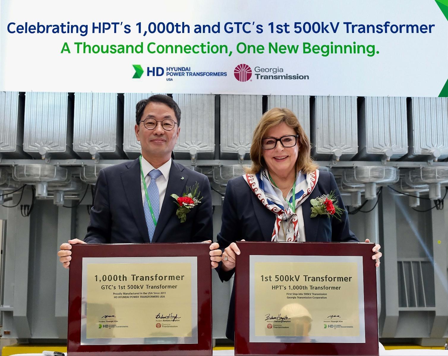 HD Hyundai Electric raggiunge il traguardo di 1.000 trasformatori presso lo stabilimento negli Stati Uniti