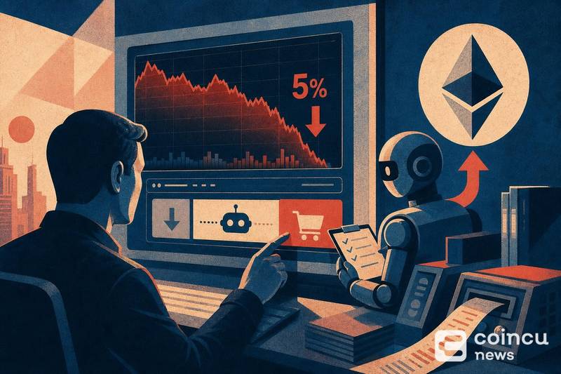 Coinbase заявляет, что AI-агенты могут покупать ETH при снижении цены на 5%