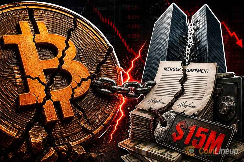 La fusión de tesorería de bitcoin de BSTR, respaldada por Adam Back, termina con una obligación de pago de 15 millones de dólares