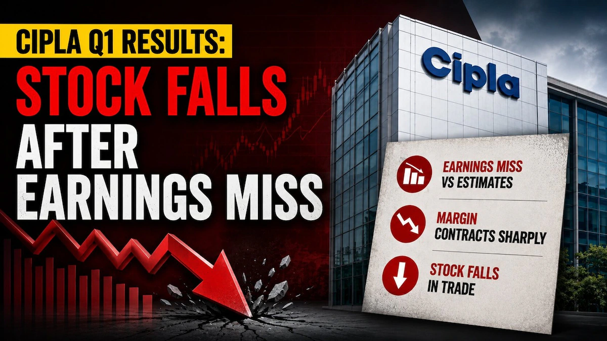 Cipla Shares Fall After Q1 Earnings Miss: US Sales at $162 Million, Margins Contract to 16%