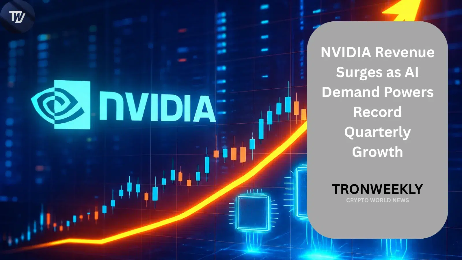 NVIDIA-omzet stijgt naar recordhoogte van 96,2 miljard dollar door AI-vraag met 106% groei