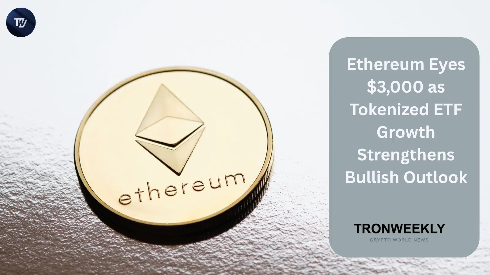 Ethereum pone a prueba la resistencia de $2,550 mientras el crecimiento de los ETF tokenizados amplía su liderazgo