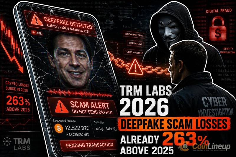TRM Labs: потери от мошенничества с дипфейками в 2026 году уже на 263% превышают итог 2025 года