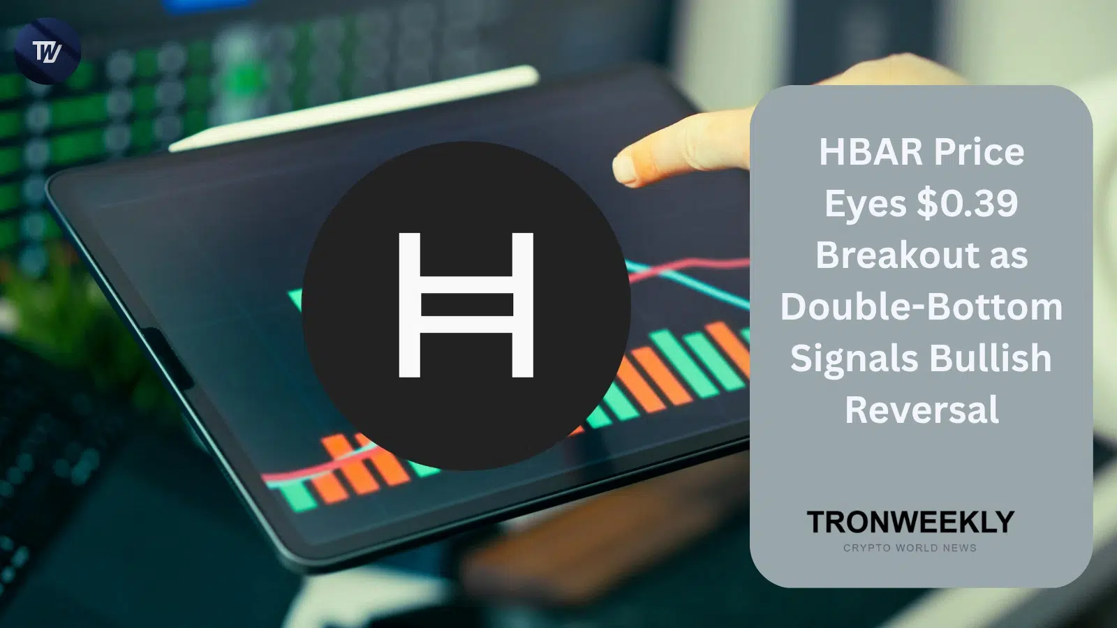 Цена HBAR нацелена на прорыв к $0.39, поскольку формируется модель двойного дна