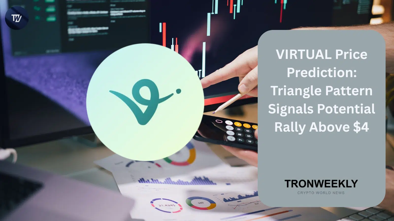 Прогноз цены VIRTUAL: треугольная формация указывает на возможное ралли выше $4