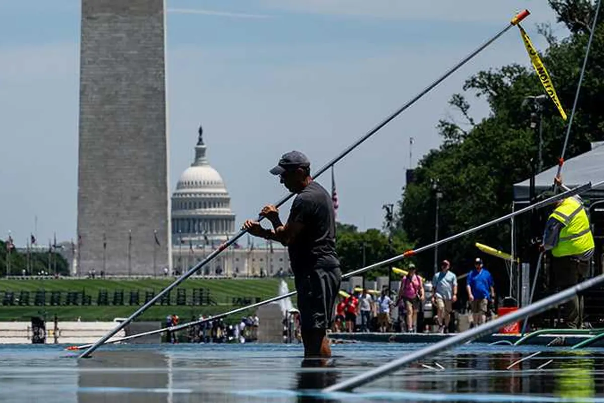 Un républicain suggère qu'il serait peut-être temps de « démolir » le bassin du mémorial Lincoln après des réparations ratées