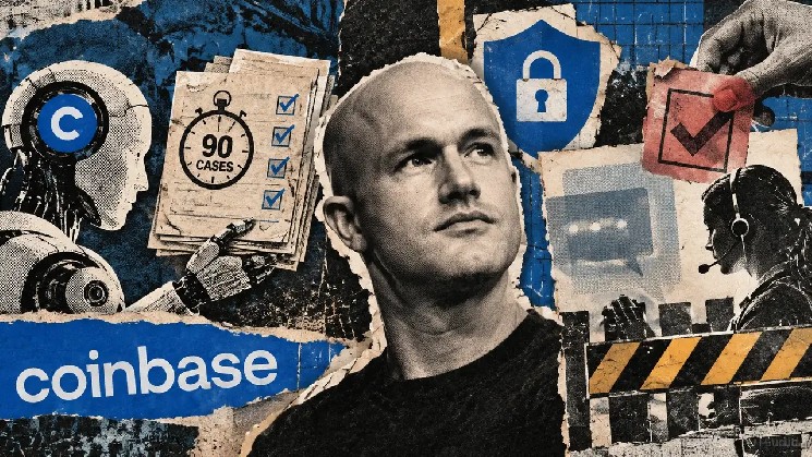 Coinbase: test wsparcia AI obejmujący 90 przypadków skrócony z 1–2 tygodni do 30–45 minut