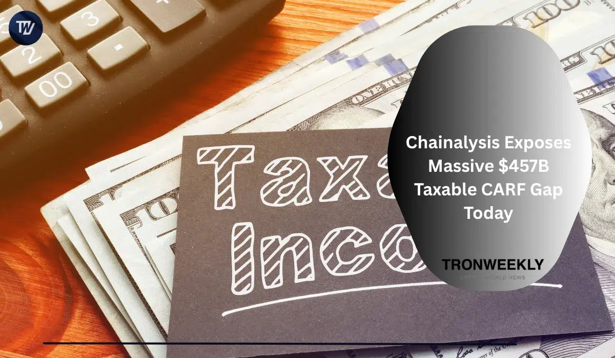 Chainalysis szacuje $457 mld globalnej opodatkowanej aktywności krypto w 2025 roku, z 86% poza CARF