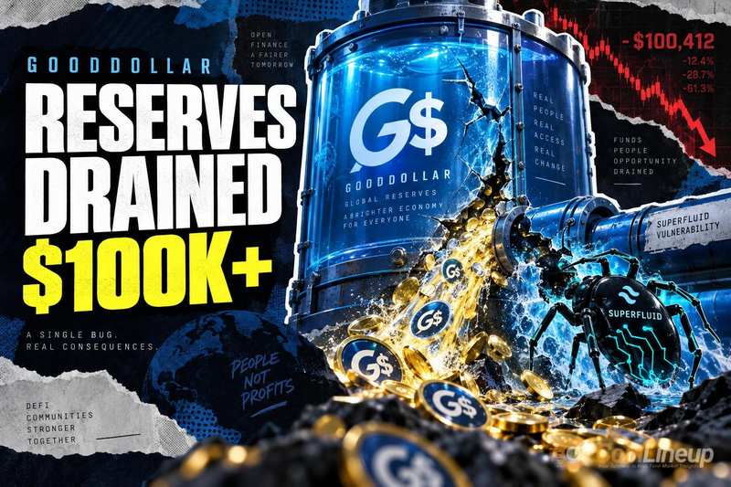 Le riserve di GoodDollar perdono oltre 100.000 dollari in un exploit legato a Superfluid