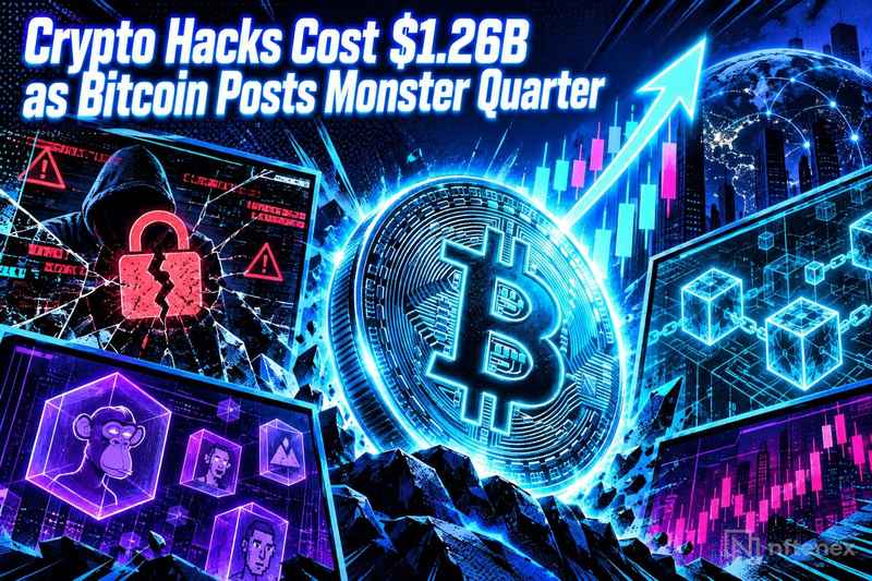 Сообщаемые потери от криптохаков достигли $1,26 млрд на фоне сильного квартала биткоина