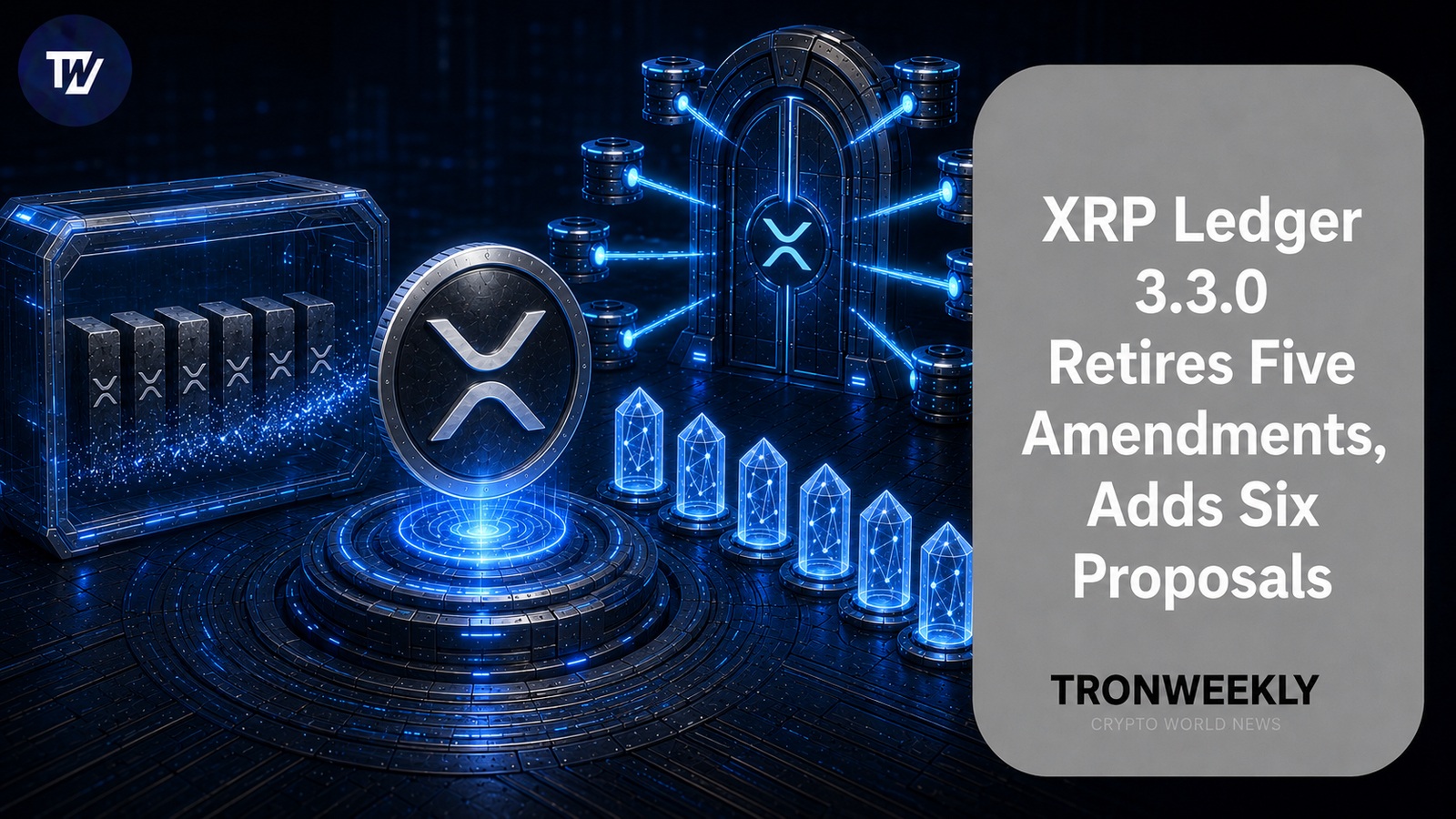 XRP Ledger 3.3.0 wycofuje pięć poprawek i dodaje sześć nowych propozycji