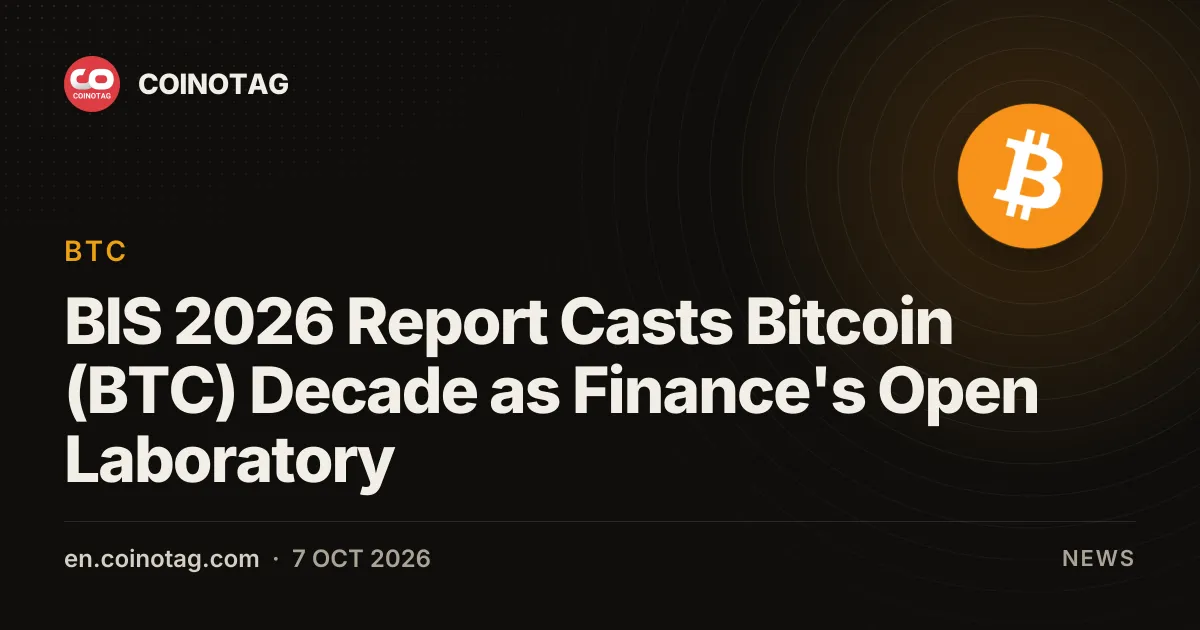 Отчет БМР 2026 представляет десятилетие Bitcoin (BTC) как открытую лабораторию финансов