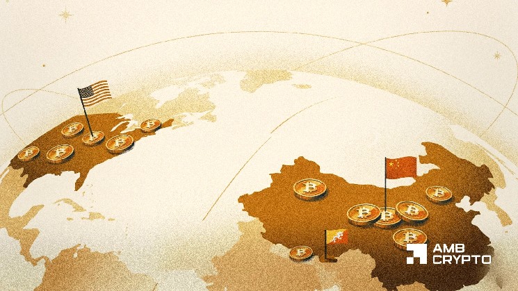 Państwowe rezerwy Bitcoina spadły o 1 635 BTC w 2026 roku – dwa kraje poszły pod prąd trendowi