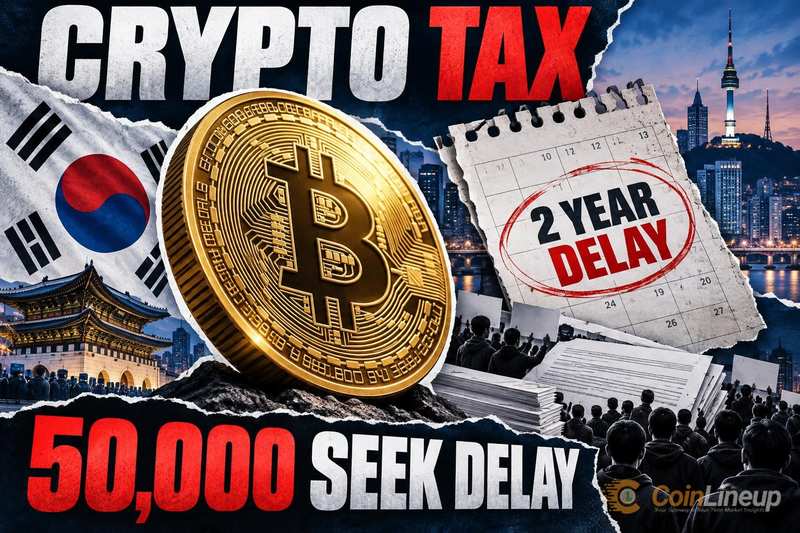 南韓加密貨幣稅延後請願獲5萬人連署,要求推遲兩年