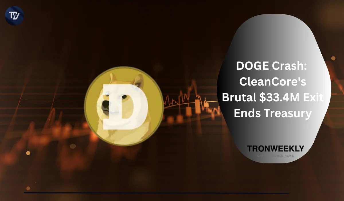 CleanCore esce dalla tesoreria Dogecoin: venduti 463 milioni di DOGE per 33,4 milioni di dollari per finanziare la svolta verso l'intelligenza artificiale