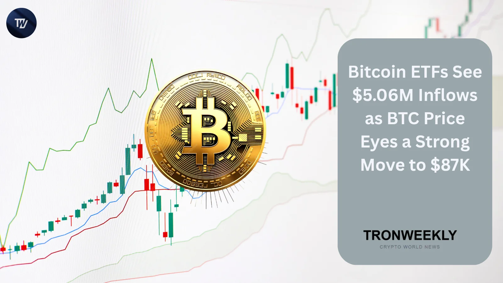 Спотовые ETF на биткоин получили приток $5,06 млн: аналитик называет цели $83 400 и $87 000