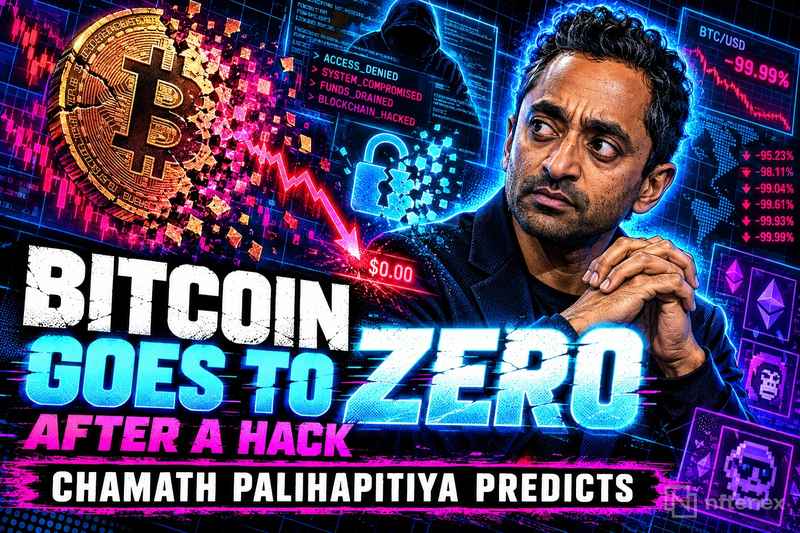 Chamath Palihapitiya prevede che Bitcoin andrebbe a zero dopo un hack a livello di protocollo