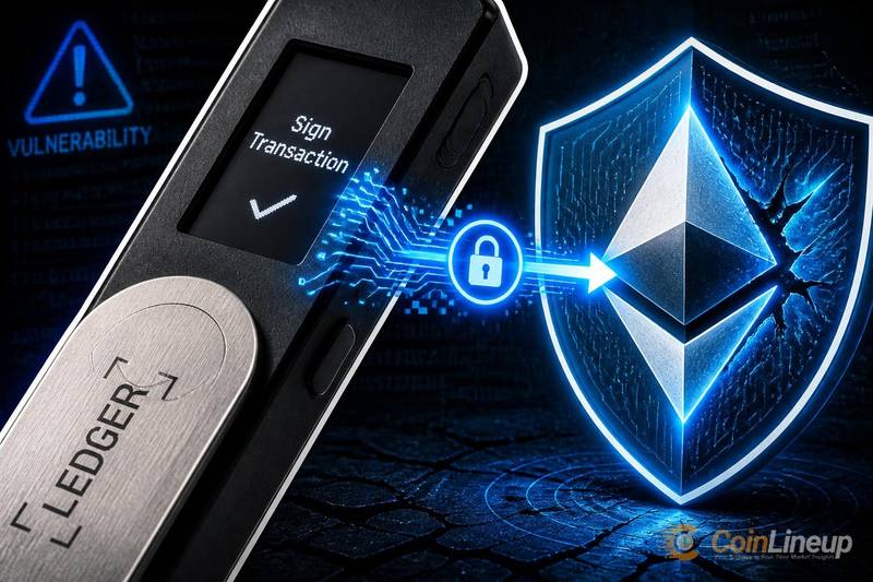 Ledger称已修复以太坊签名漏洞