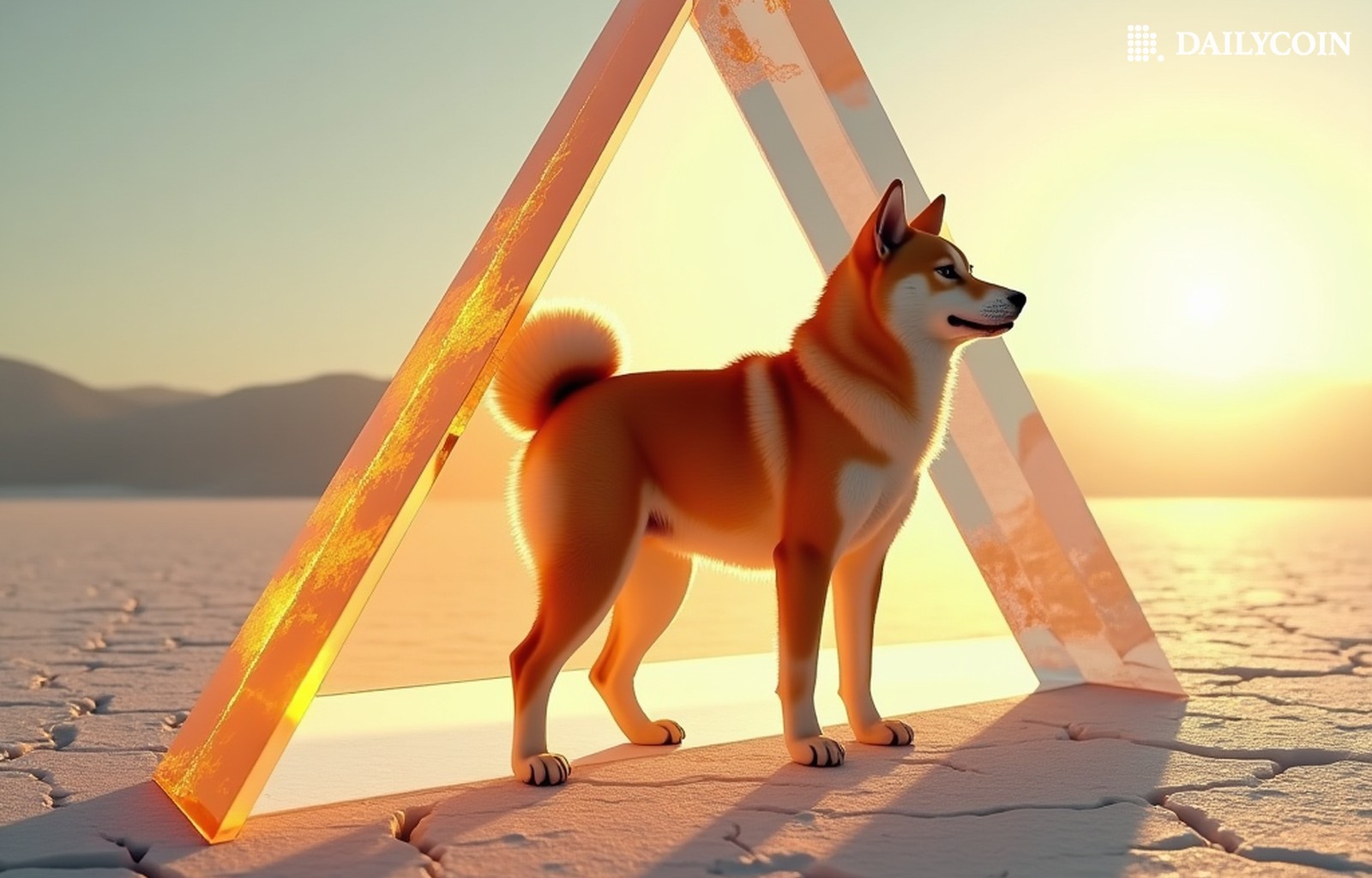 Shiba Inu kurczy się wewnątrz formacji trójkąta, a byki przygotowują kolejny ruch